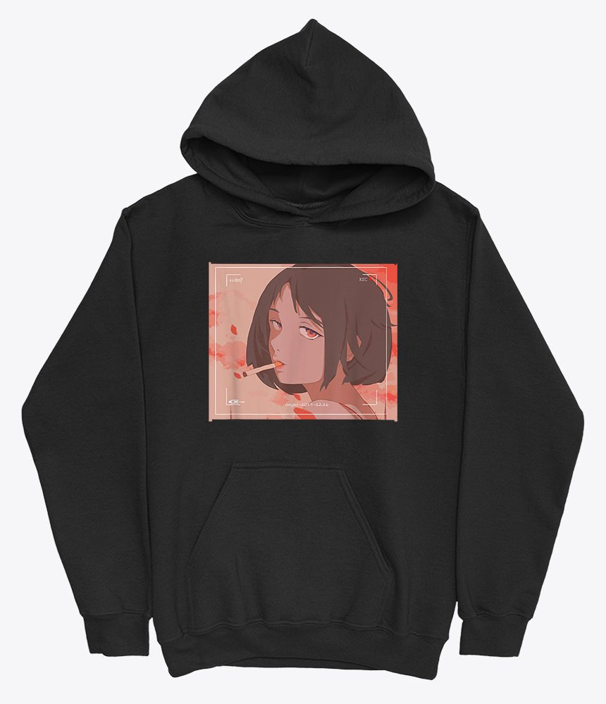 Anime girl aesthetic hoodie